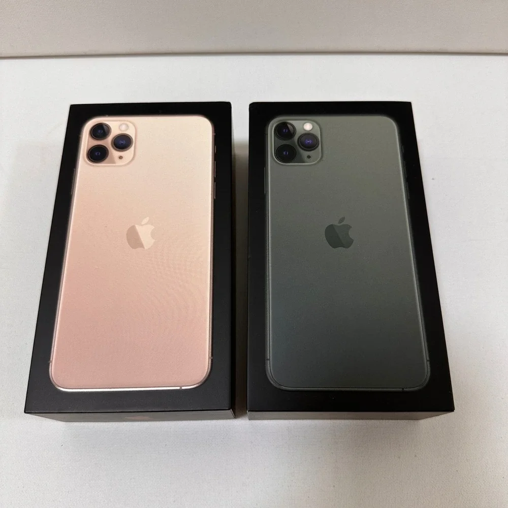 Apple‎ iPhone 11 Pro Max 256GB EMPTY BOXES ONLY Gold Midnight Green 2pk